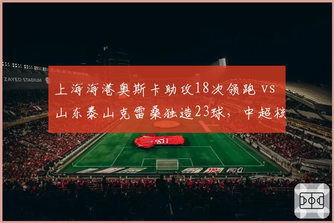 上海海港奥斯卡助攻18次领跑 vs 山东泰山克雷桑独造23球，中超核心外援作用天差地别